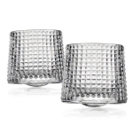 Revolve Spinning Double Old Fashion Glass, Set of 2